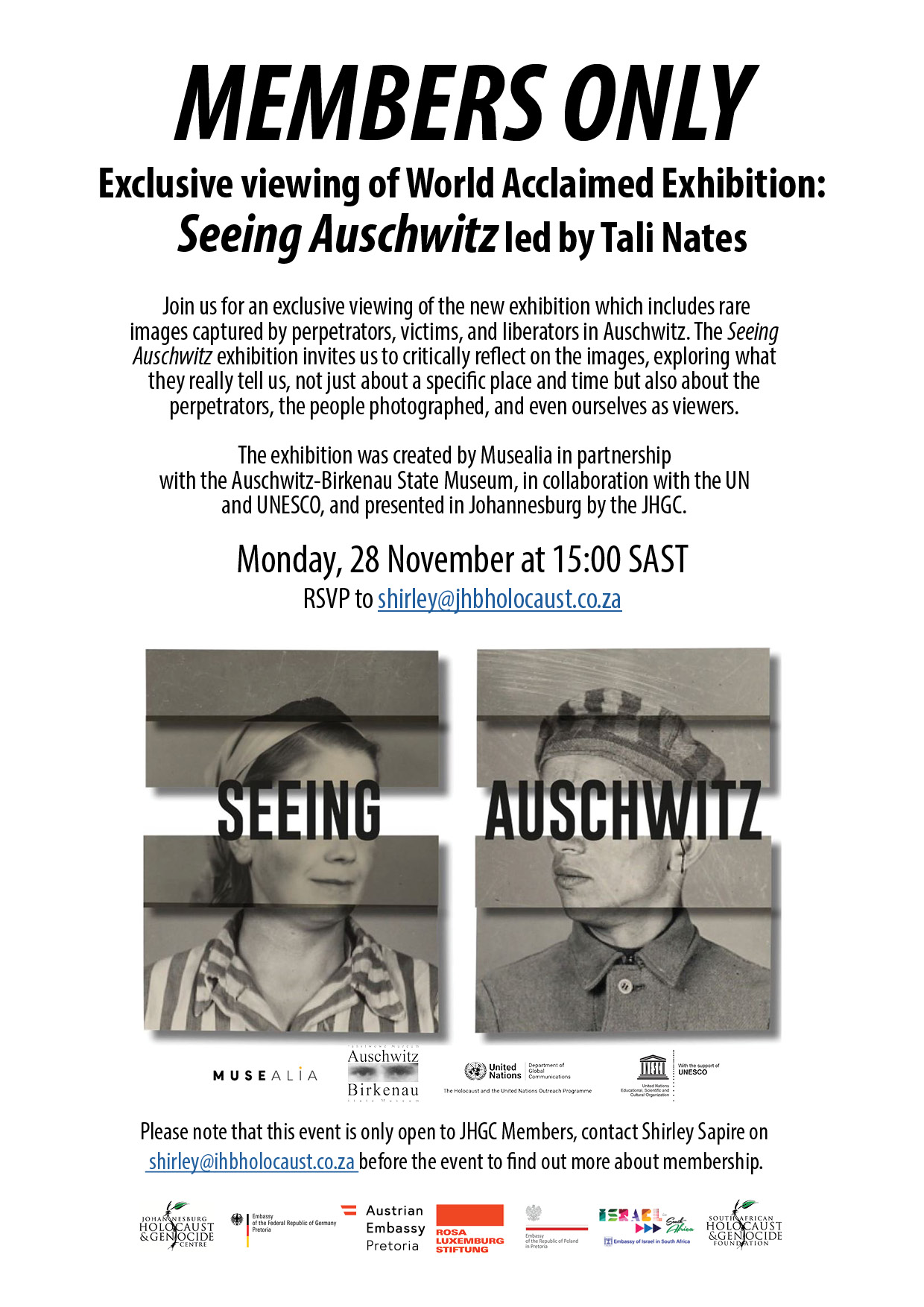 JHGC Members Only: "Seeing Auschwitz" Exclusive Viewing - The ...